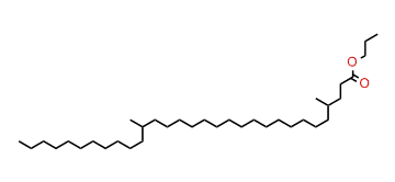 Propyl 4,20-dimethylhentriacontanoate